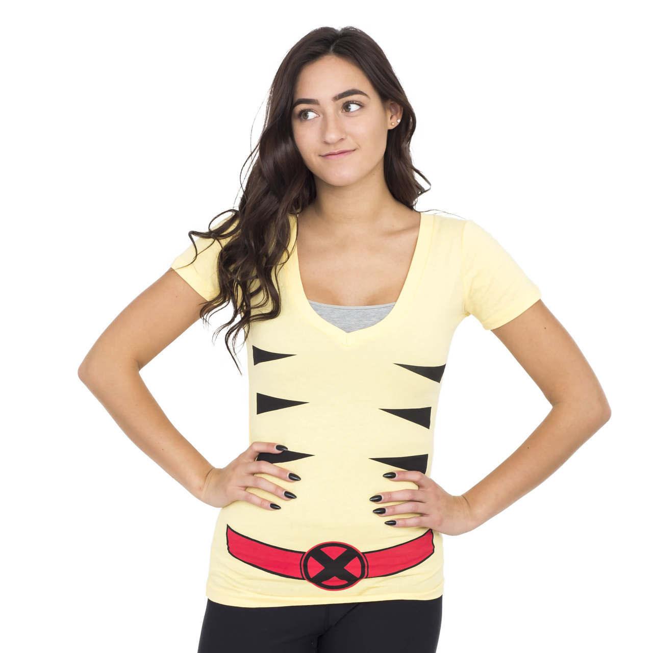 X-men Wolverine V-neck T Shirt