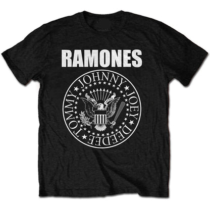 Ramones Seal Band Hey Ho Let's Go Mens T Shirt Black