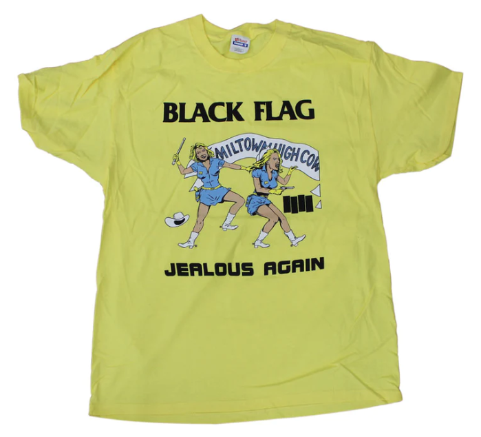 Black Flag Jealous Again Mens T Shirt