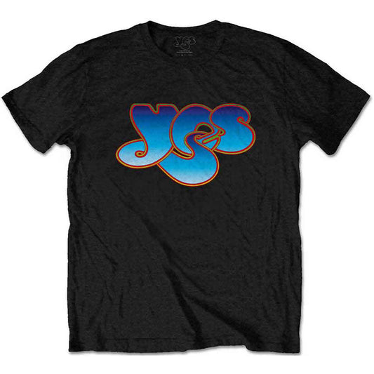 Yes Classic Blue Logo Mens T Shirt