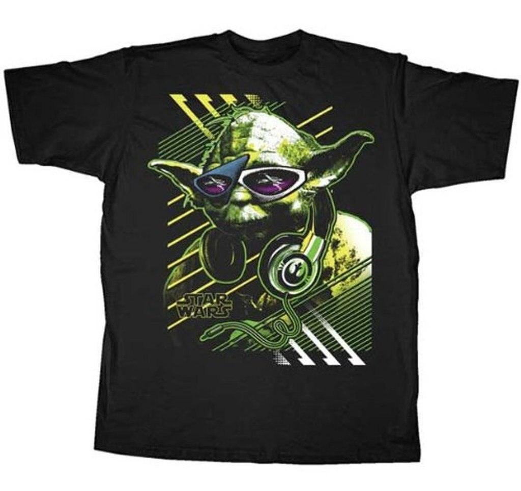 Yoda Headphones and Shades T Shirt