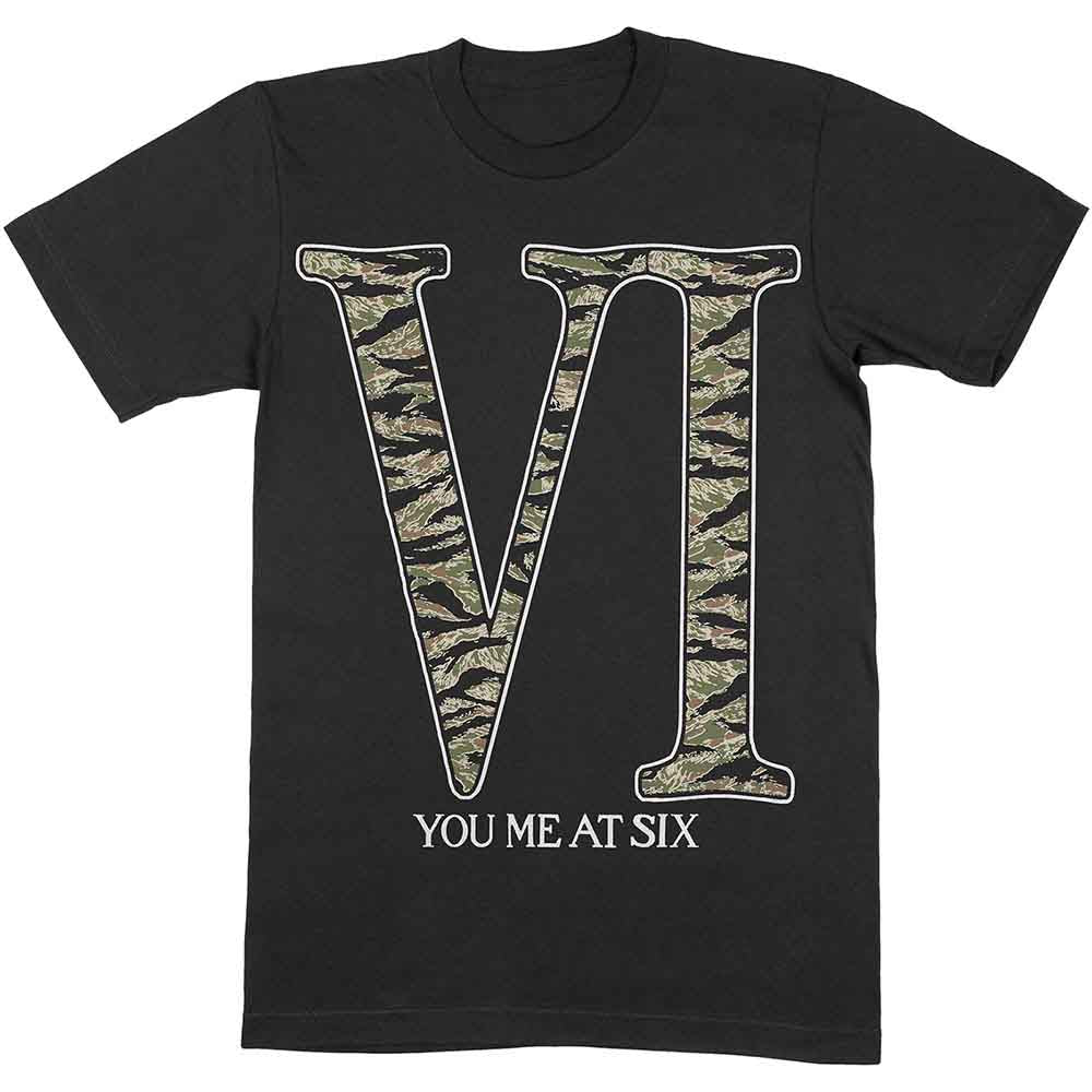 You Me At Six Camo VI Mens T Shirt