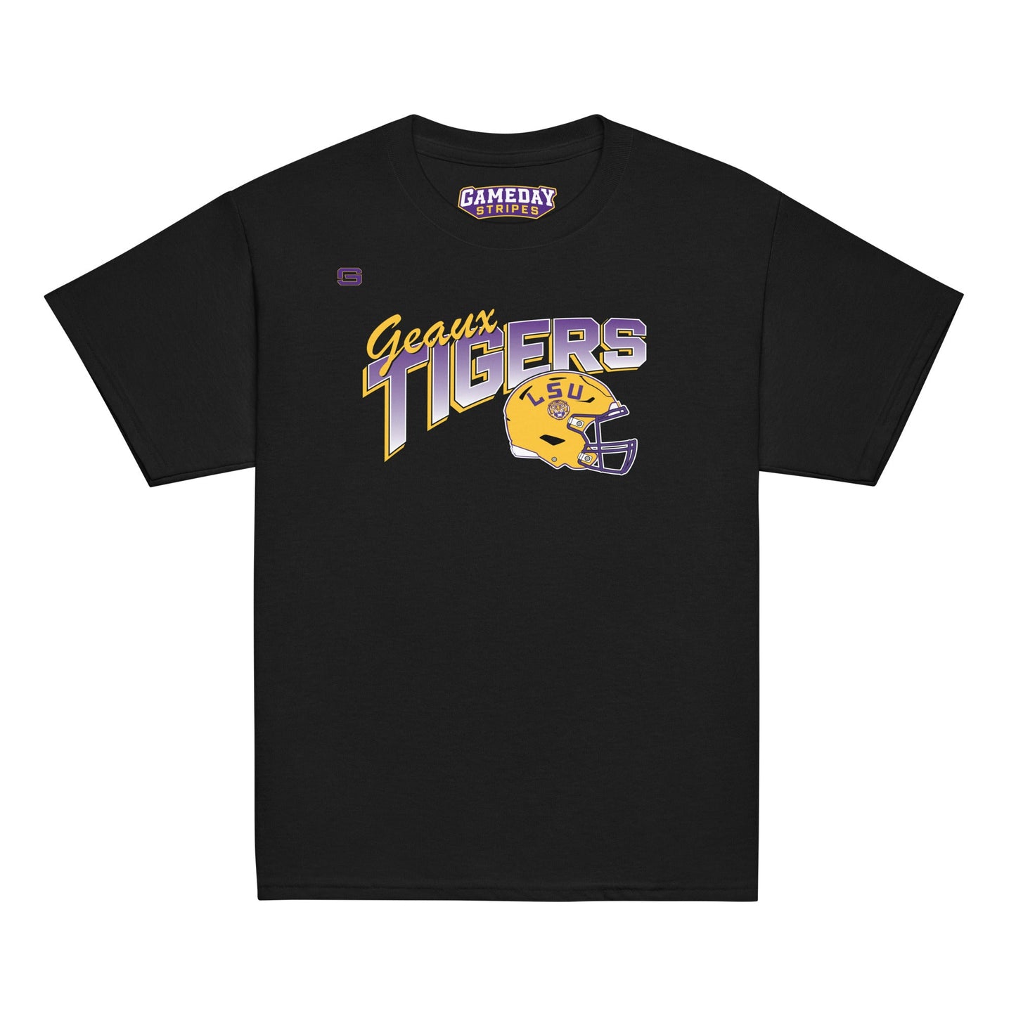 LSU Football Retro Youth Kids T Shirt