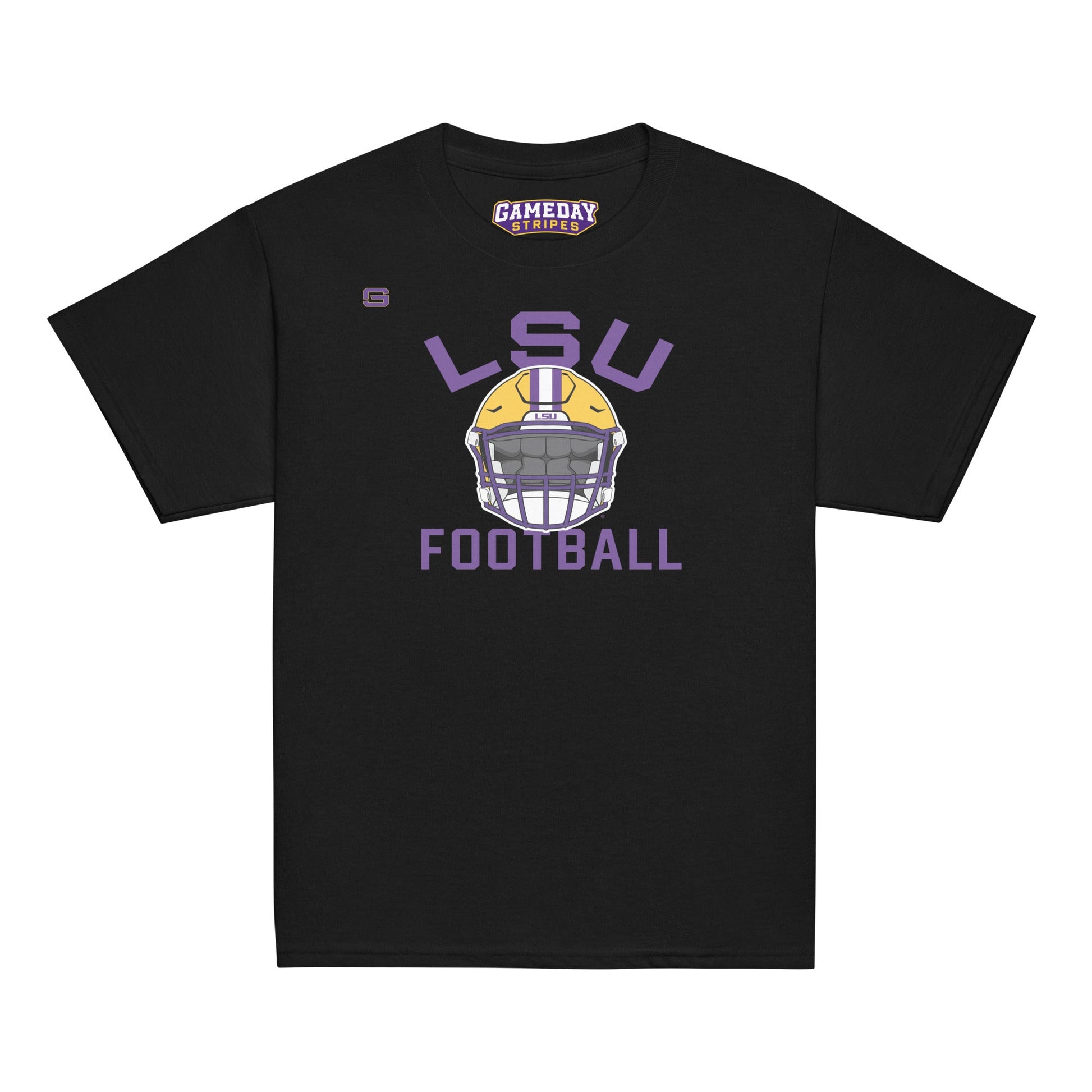 LSU Football Helmet Youth Kids T Shirt