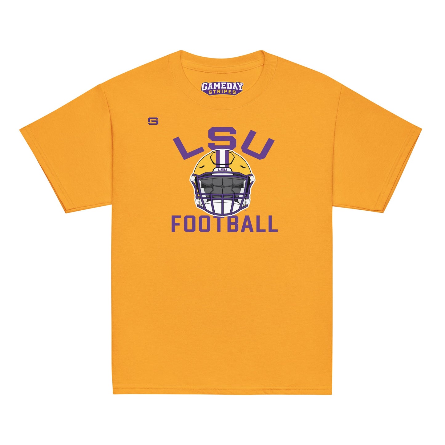 LSU Football Helmet Youth Kids T Shirt