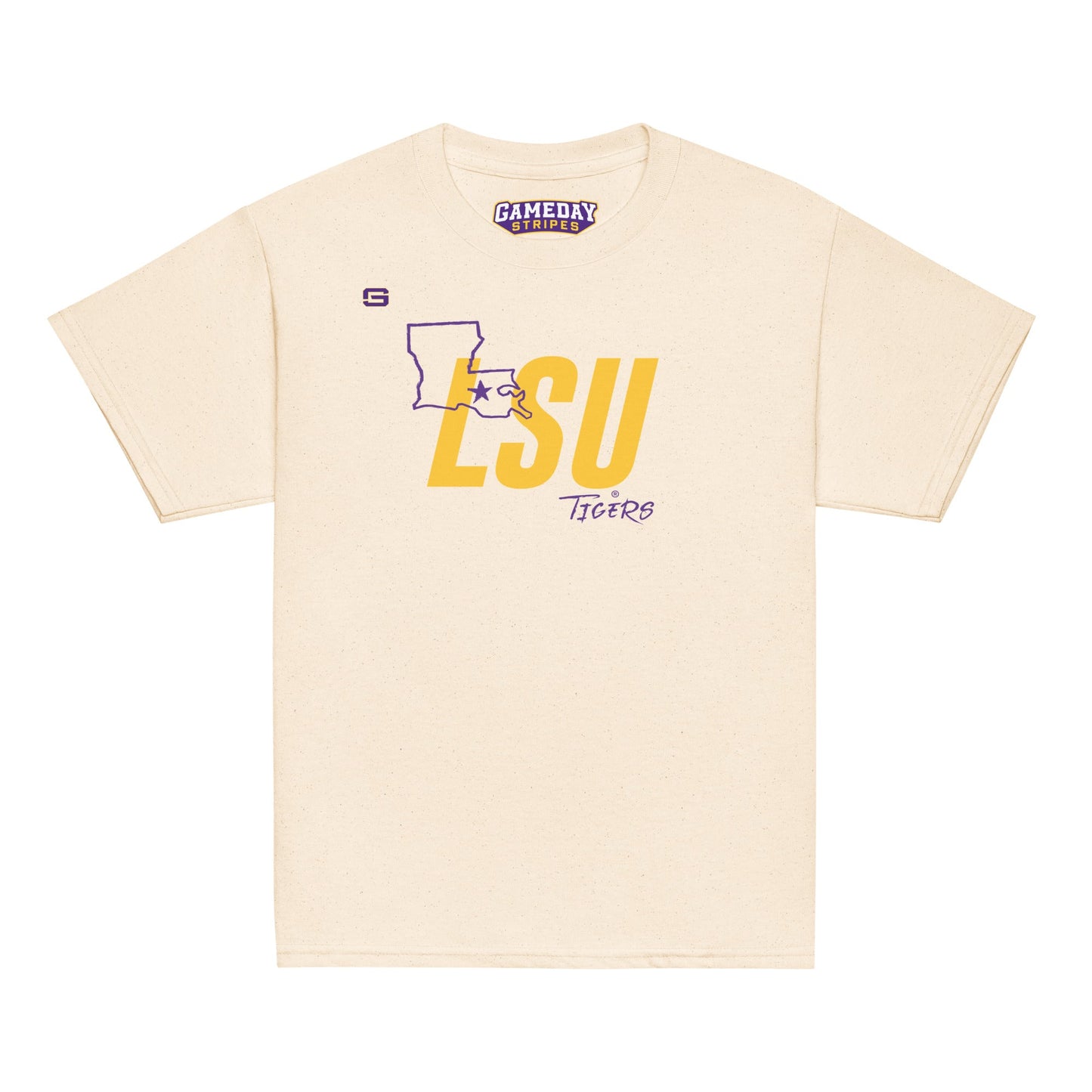 LSU Football State Youth Kids T Shirt
