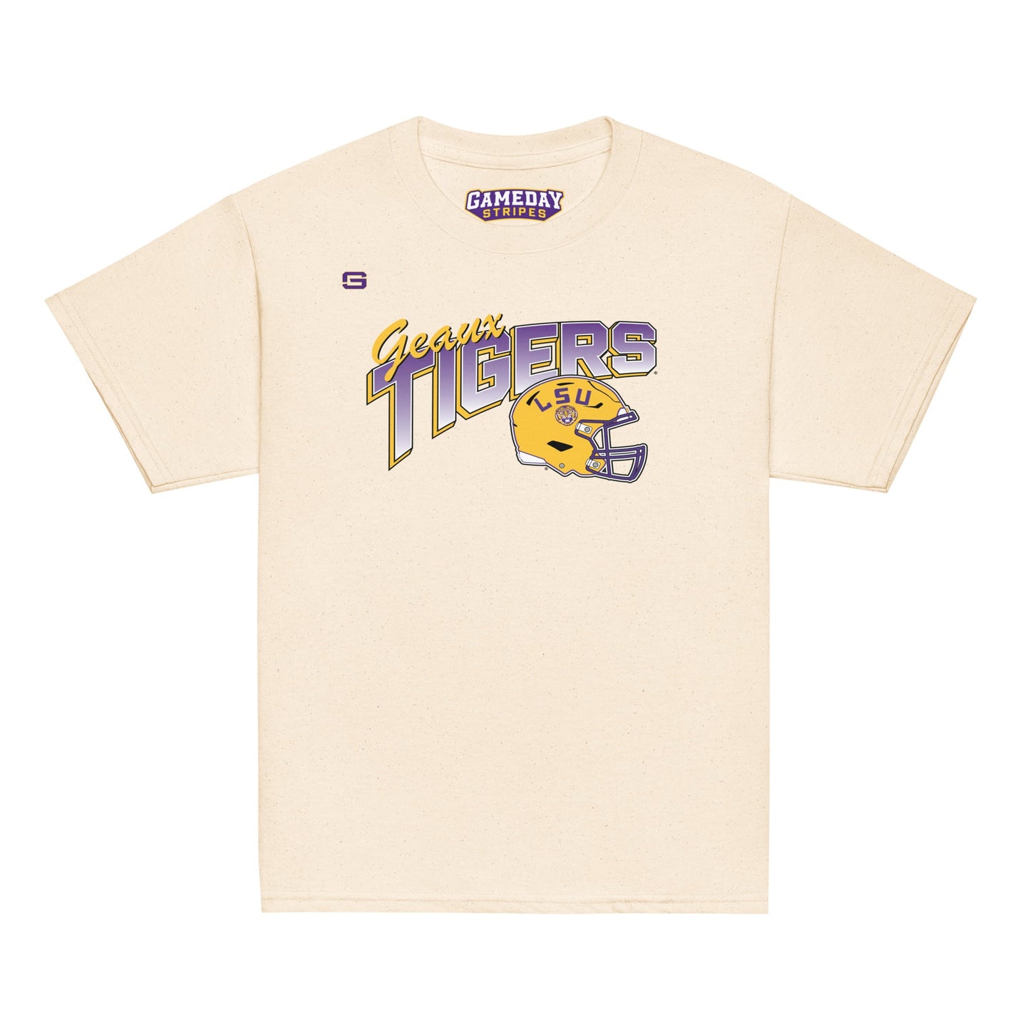LSU Football Retro Youth Kids T Shirt