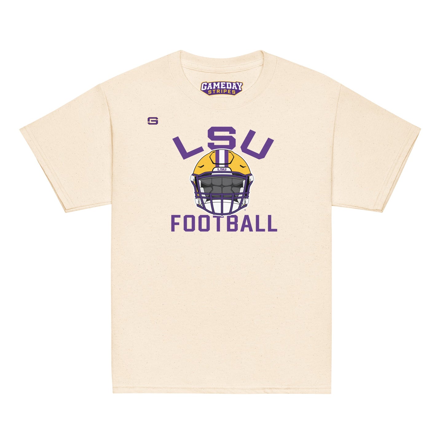 LSU Football Helmet Youth Kids T Shirt