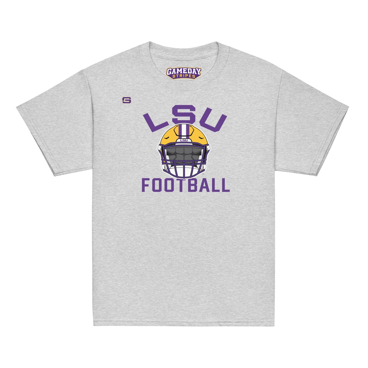 LSU Football Helmet Youth Kids T Shirt