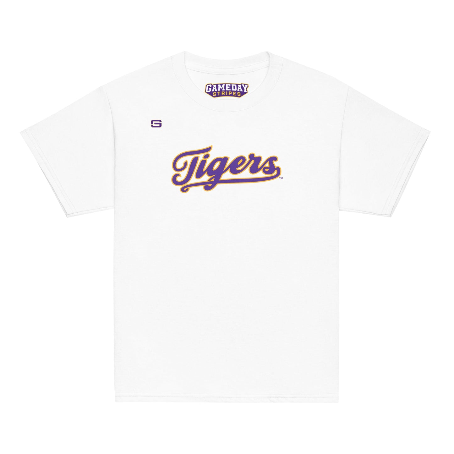 LSU Baseball Tigers Script T-Shirt - Youth