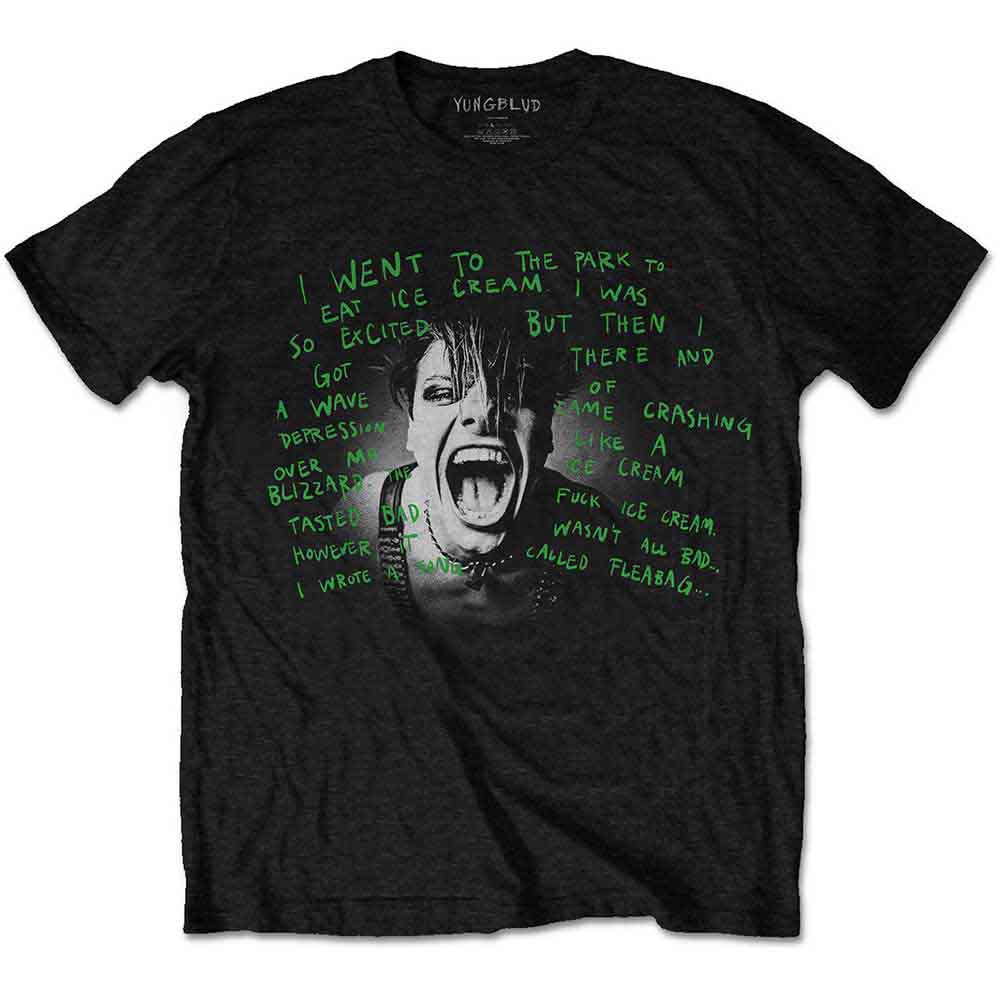 YUNGBLUD Lyric Photo Mens T Shirt
