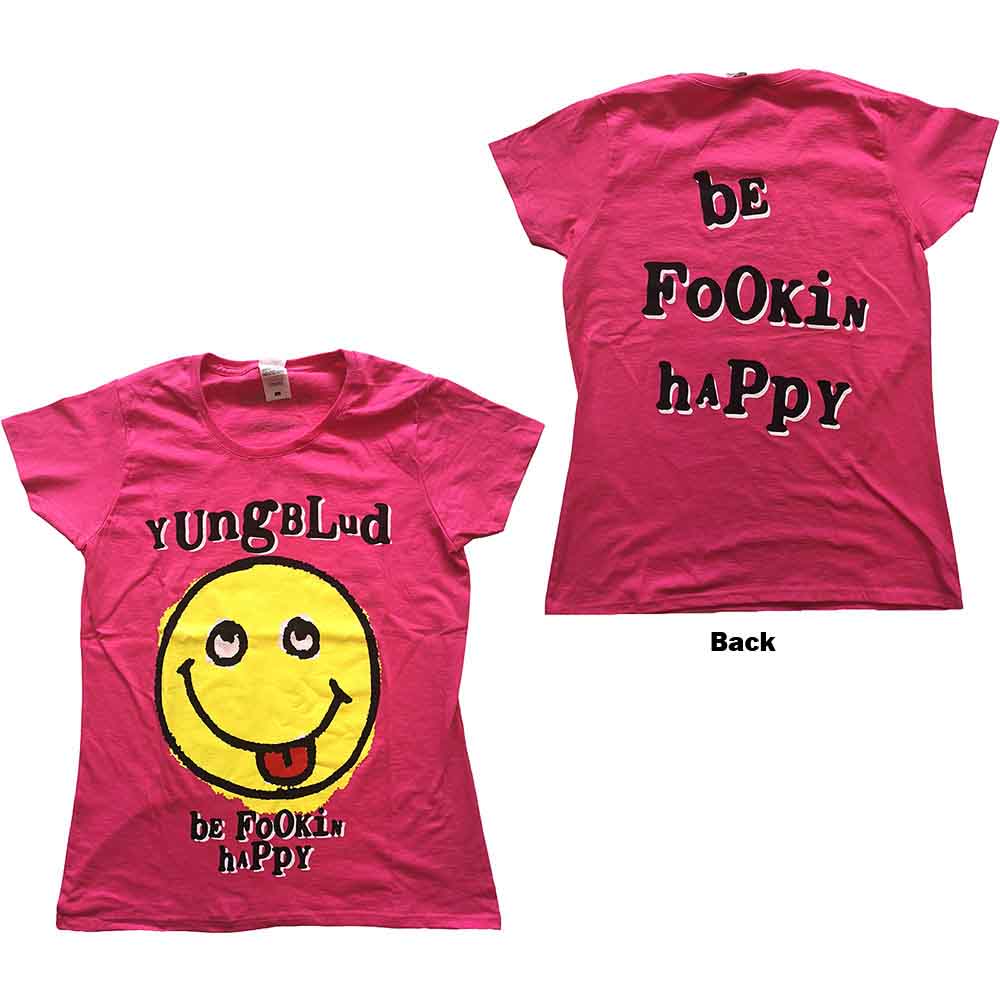 YUNGBLUD Raver Smile Womens T Shirt