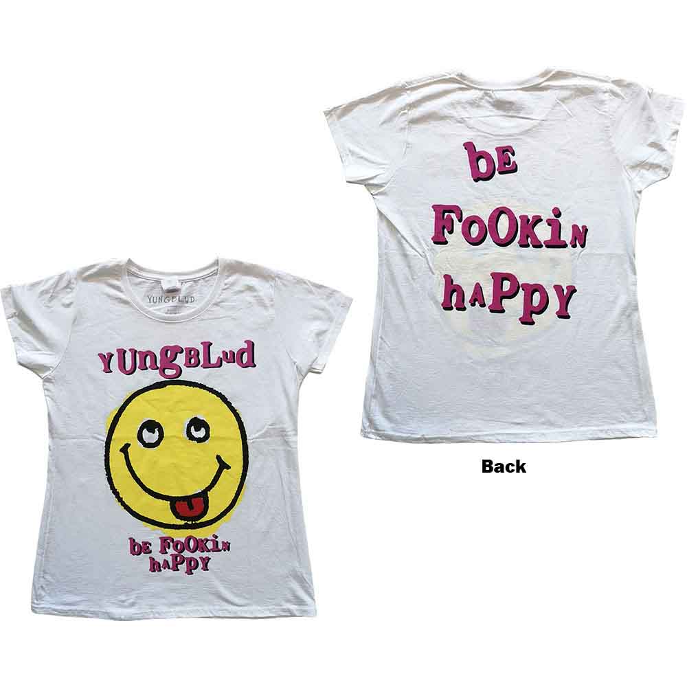YUNGBLUD Raver Smile Womens T Shirt