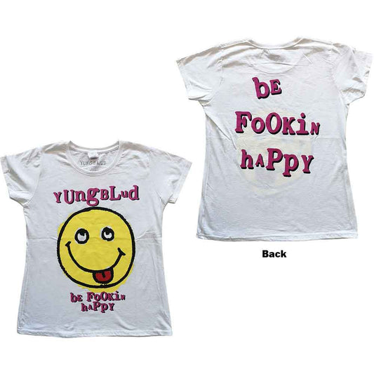 YUNGBLUD Raver Smile Womens T Shirt