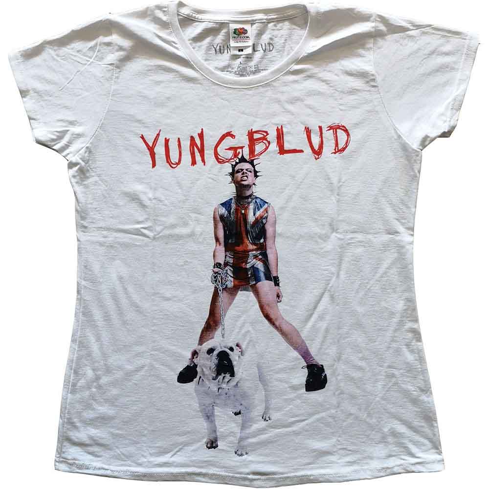 YUNGBLUD Strawberry Lipstick Womens T Shirt