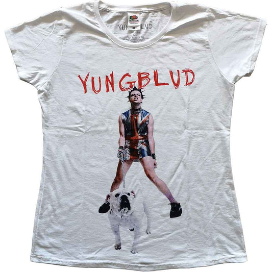 YUNGBLUD Strawberry Lipstick Womens T Shirt