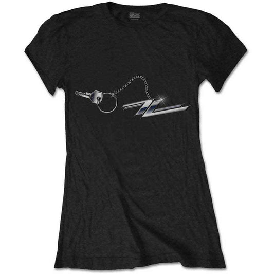 ZZ Top Hot Rod Keychain Womens T Shirt