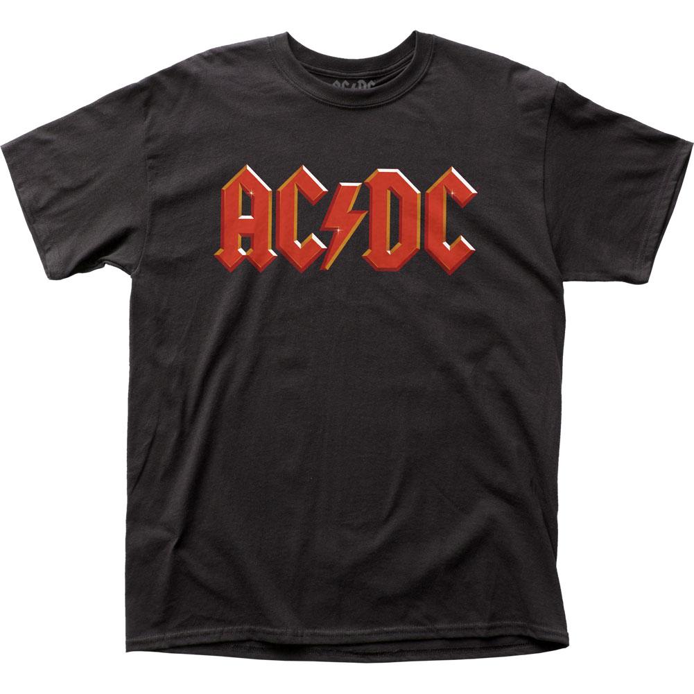 AC/DC Logo Mens T Shirt Black
