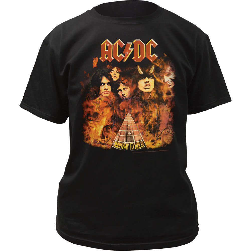 AC/DC Highway To Hell Mens T Shirt Black