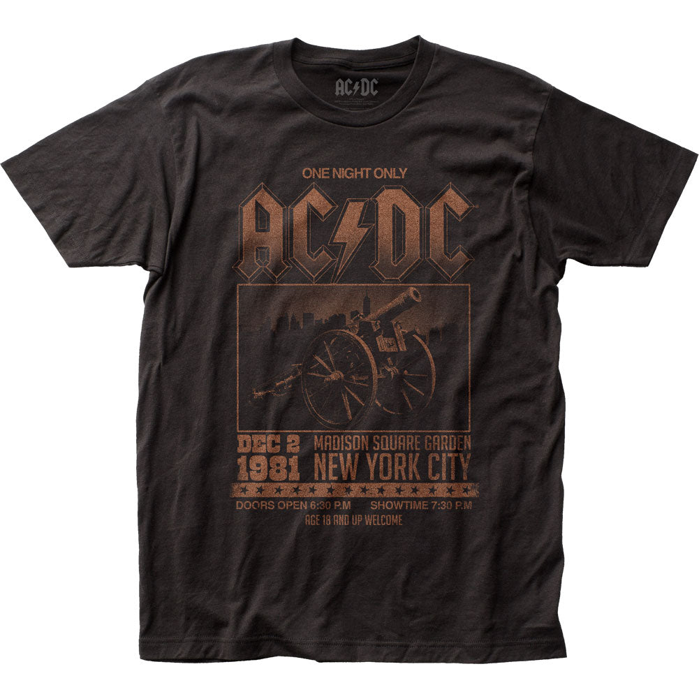 AC/DC Madison Square Garden Mens T Shirt Black