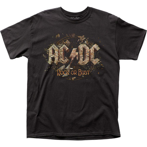 AC/DC Rock Or Bust Mens T Shirt Black