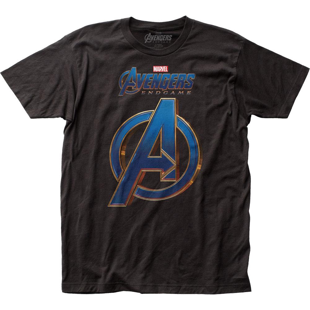 Avengers Endgame Logo Mens T Shirt Black