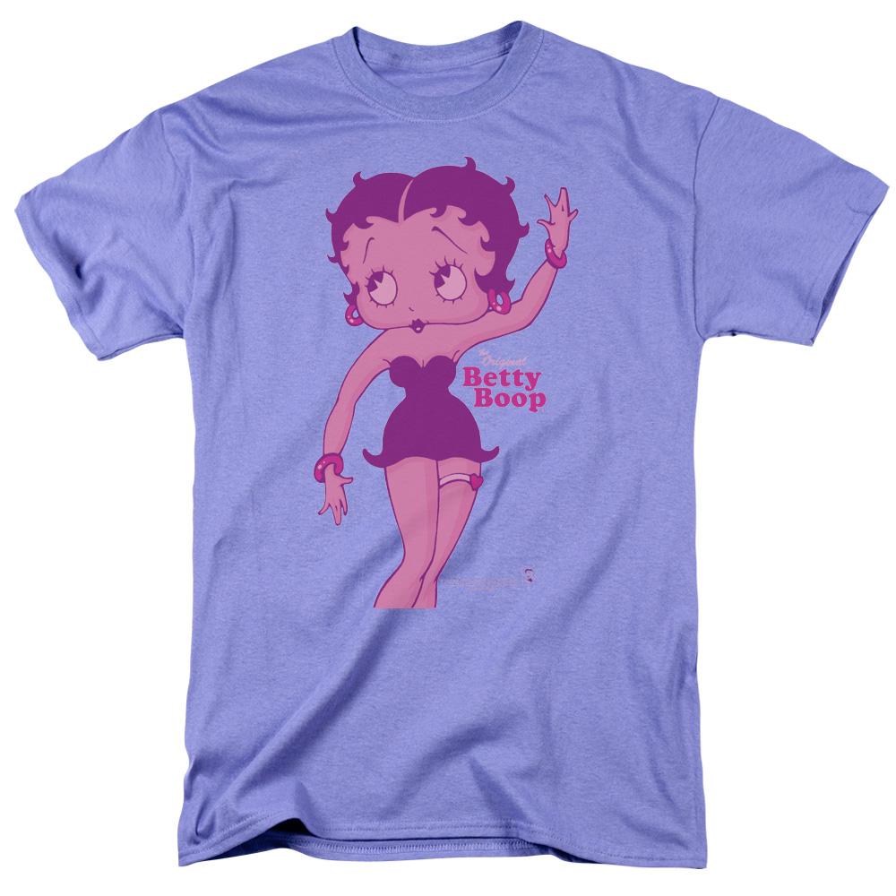 Betty Boop Original Betty Mens T Shirt Lavender