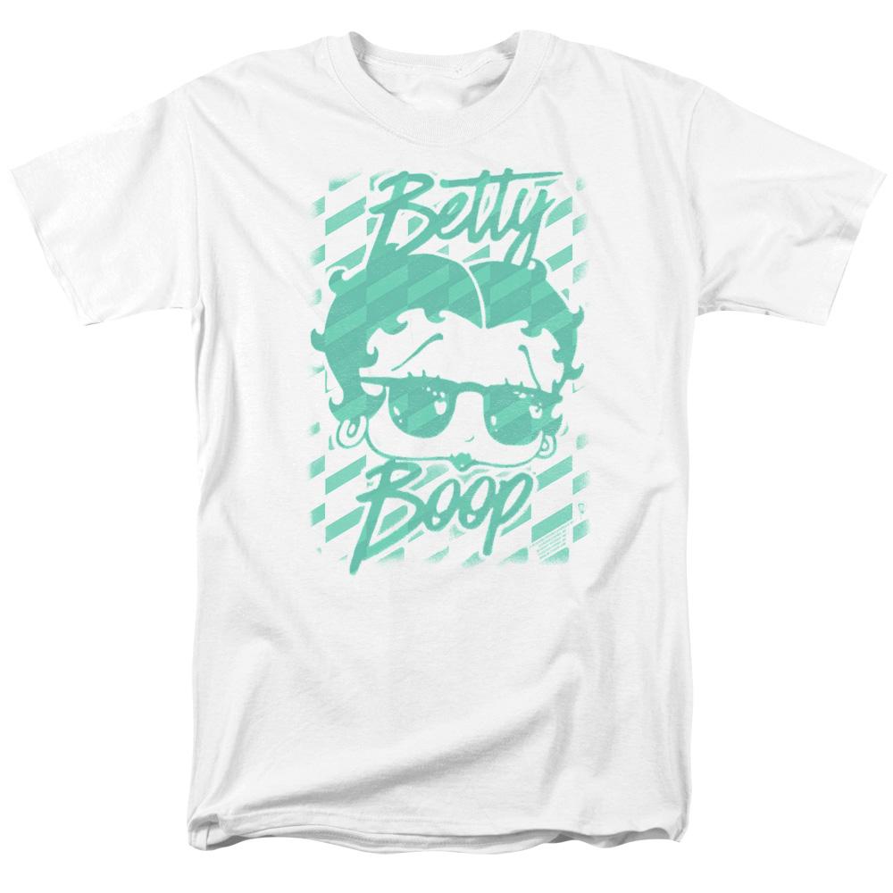 Betty Boop Summer Shades Mens T Shirt White