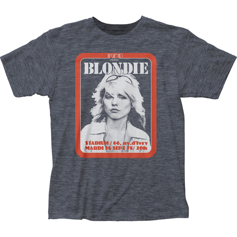 Blondie Stadium 66 Mens T Shirt Heather Navy