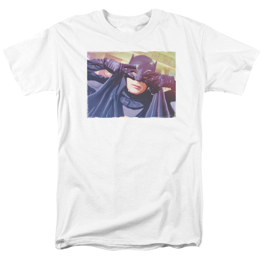 Batman Classic TV Ooth Groove Mens T Shirt White