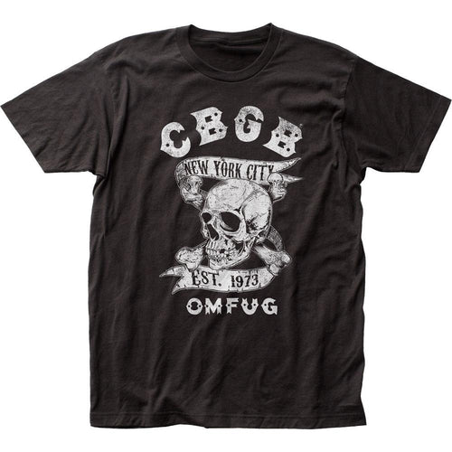 CBGB New York City Mens T Shirt Black