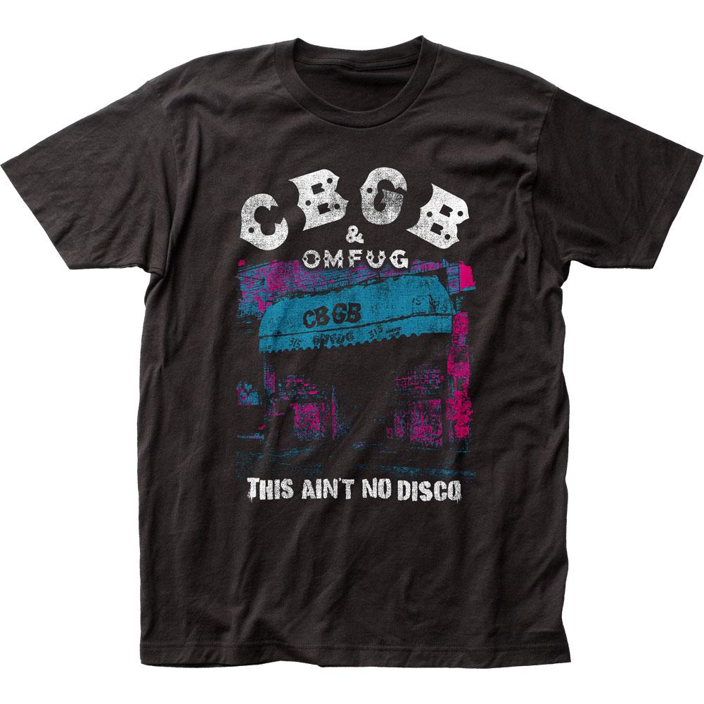 CBGB This Aint No Disco Mens T Shirt Black