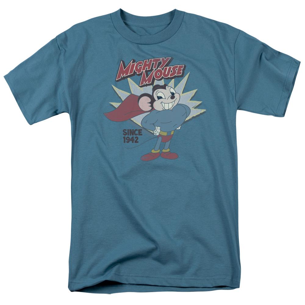 Mighty Mouse 1942 Mens T Shirt Slate