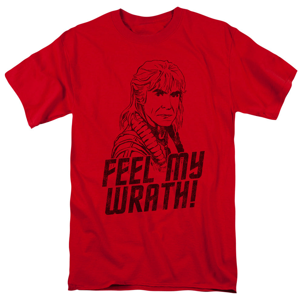 Star Trek My Wrath Mens T Shirt Red