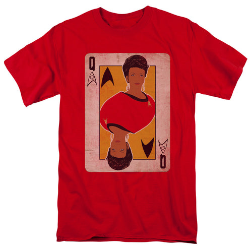 Star Trek Tos Queen Mens T Shirt Red