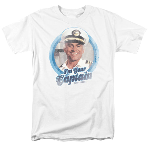 Love Boat Im Your Captain Mens T Shirt White