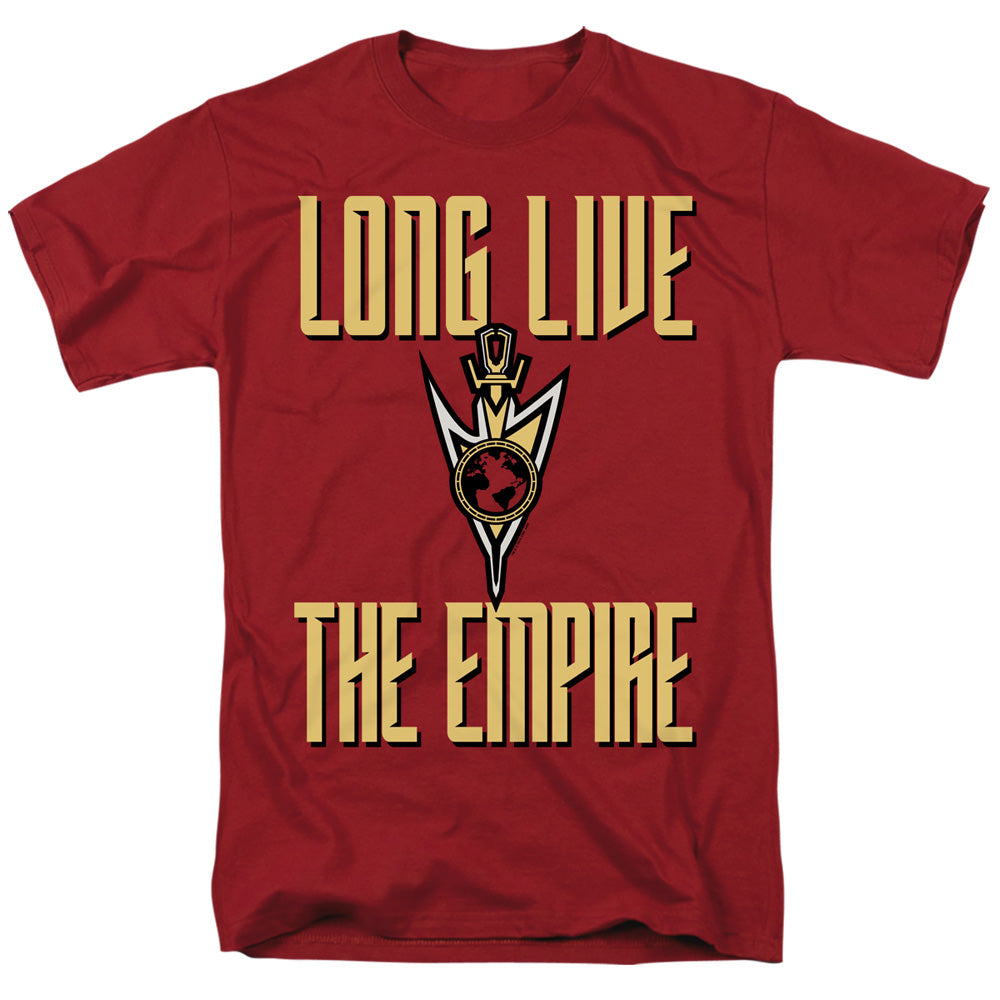 Star Trek Discovery Long Live the Empire Mens T Shirt Cardinal