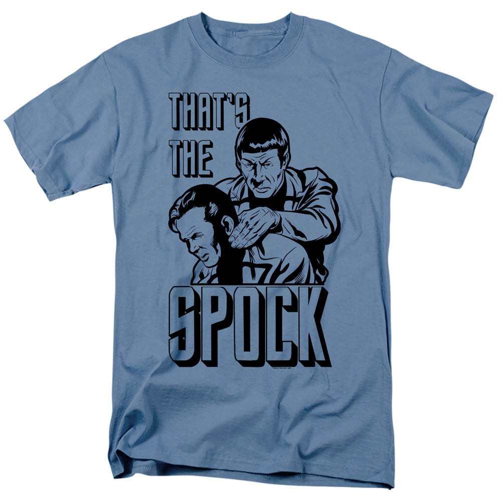 Star Trek Thats the Spock Mens T Shirt Carolina Blue