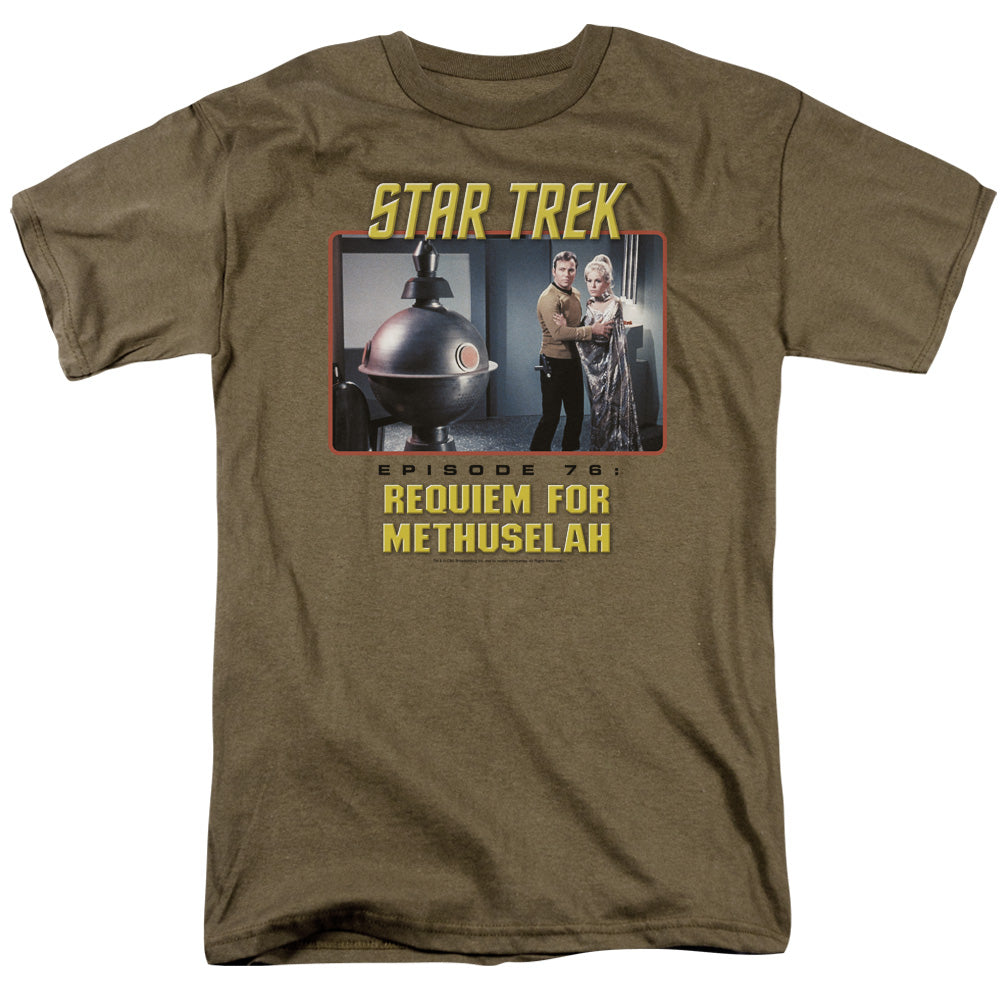 Star Trek Original Requiem for Methuselah Mens T Shirt Safari Green