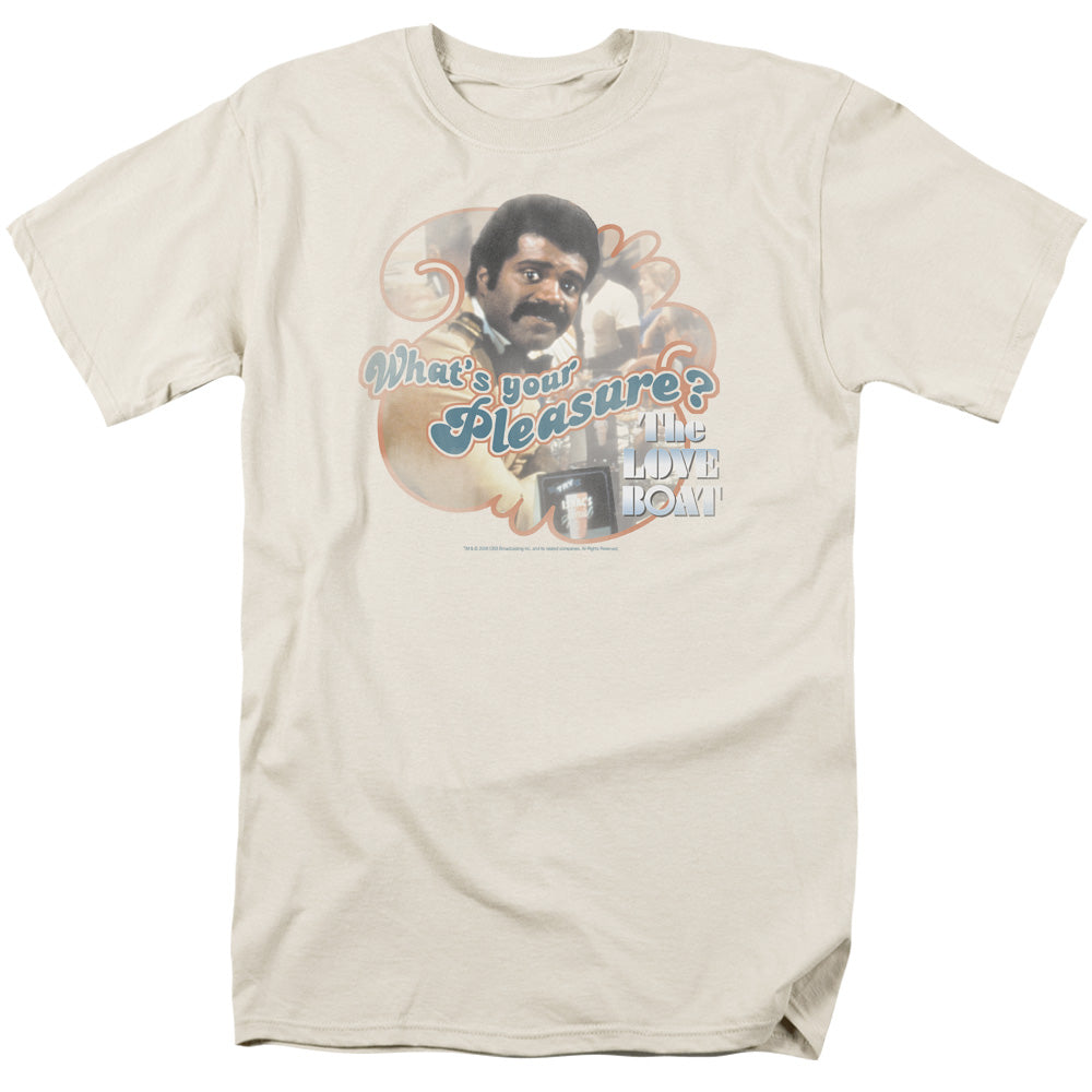 Love Boat Issac Mens T Shirt Cream