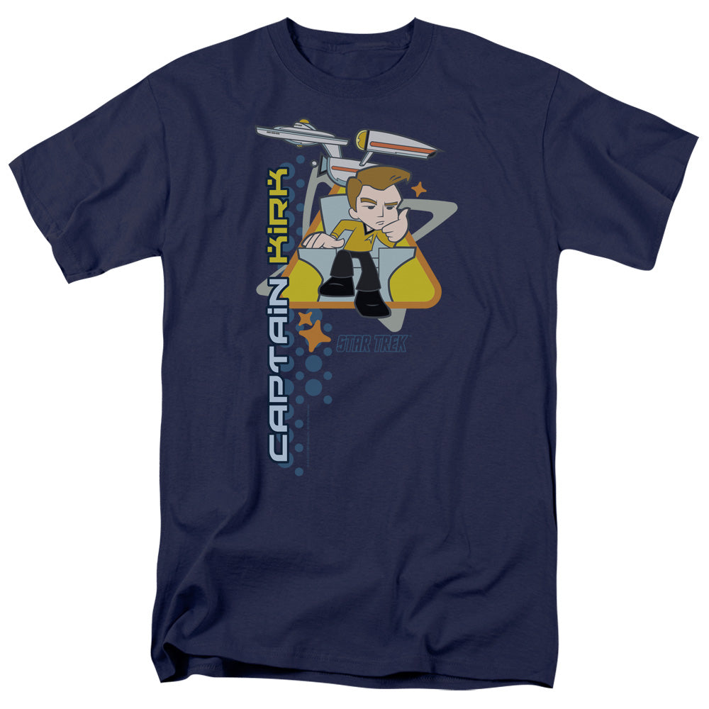 Quogs Captains Chair Mens T Shirt Navy