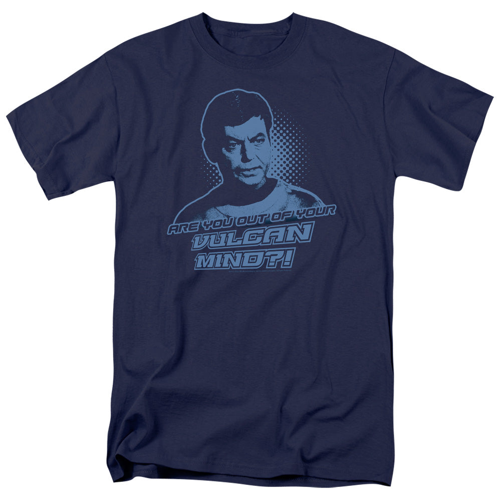 Star Trek Original Vulcan Mind Mens T Shirt Navy