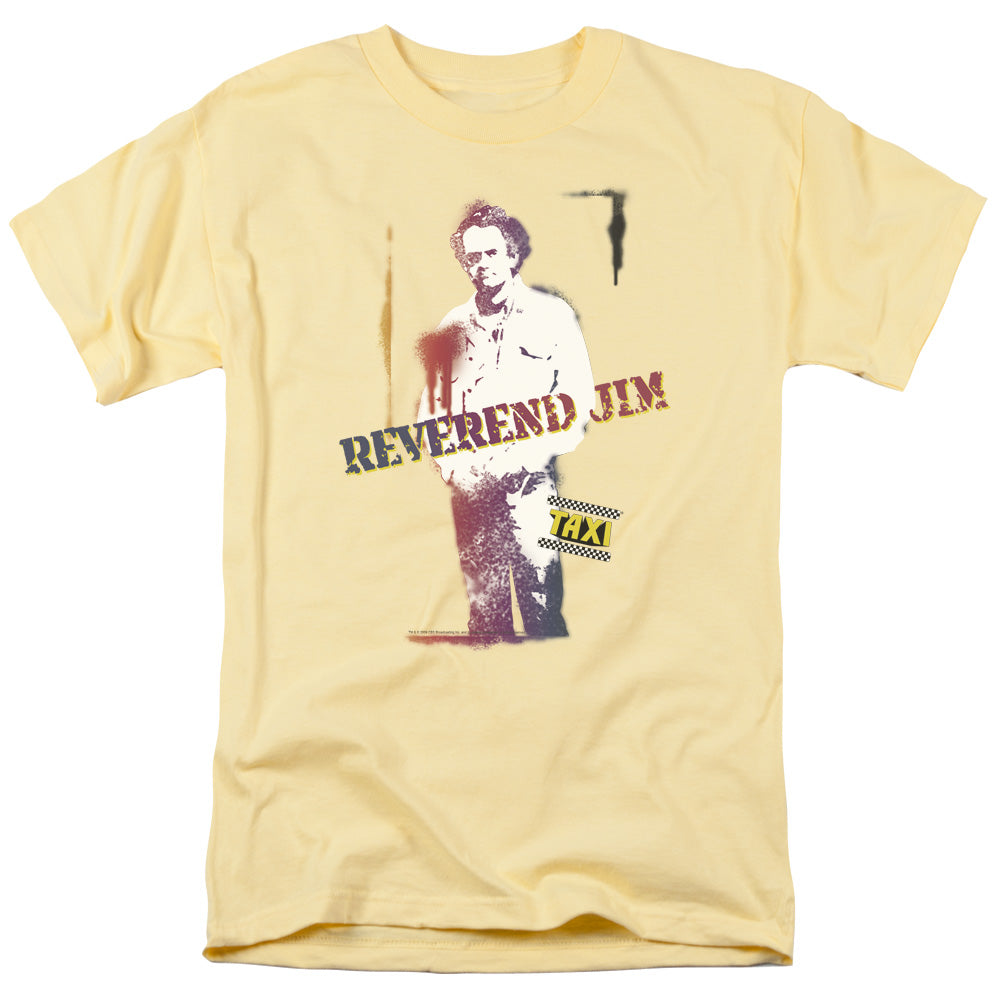 Taxi Reverend Jim Mens T Shirt Yellow