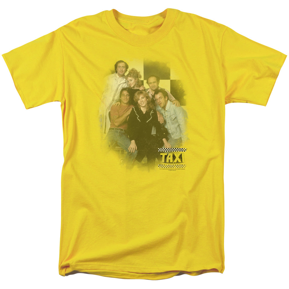 Taxi Sunshine Cab Mens T Shirt Yellow