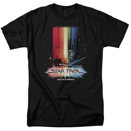 Star Trek Motion Picture Poster Mens T Shirt Black