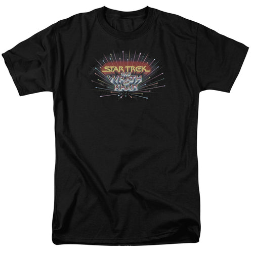 Star Trek Khan Logo Mens T Shirt Black