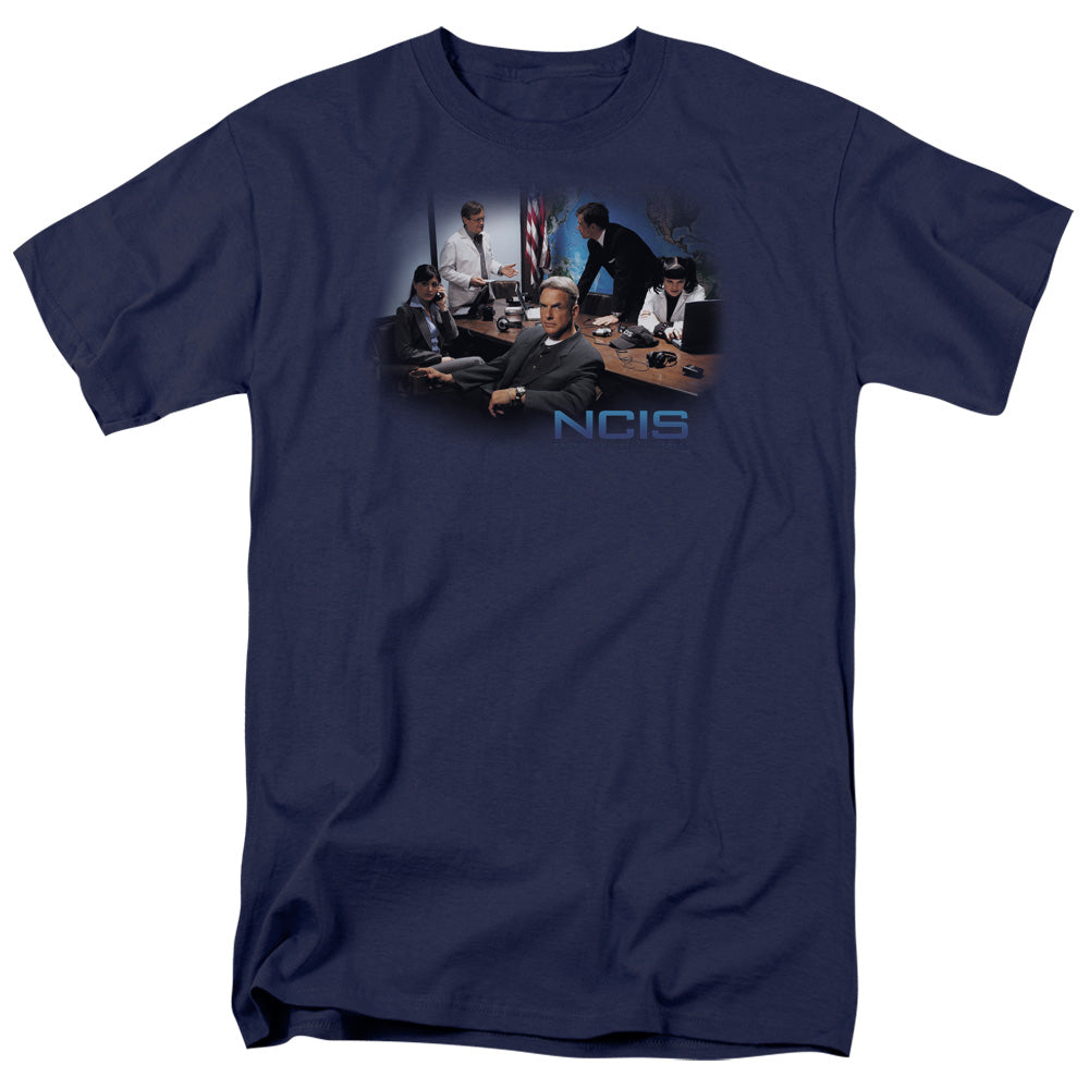 Ncis Original Cast Mens T Shirt Navy