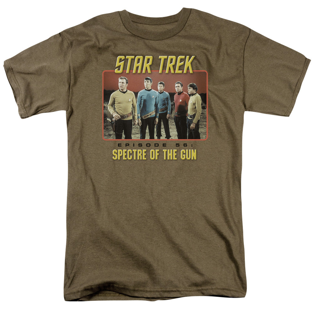 Star Trek Original Episode 56 Mens T Shirt Safari Green