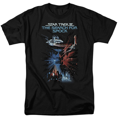 Star Trek Search for Spock(Movie) Mens T Shirt Black