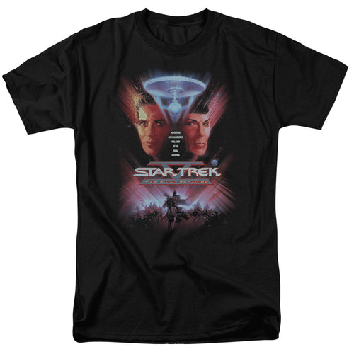 Star Trek the Final Frontier(Movie) Mens T Shirt Black